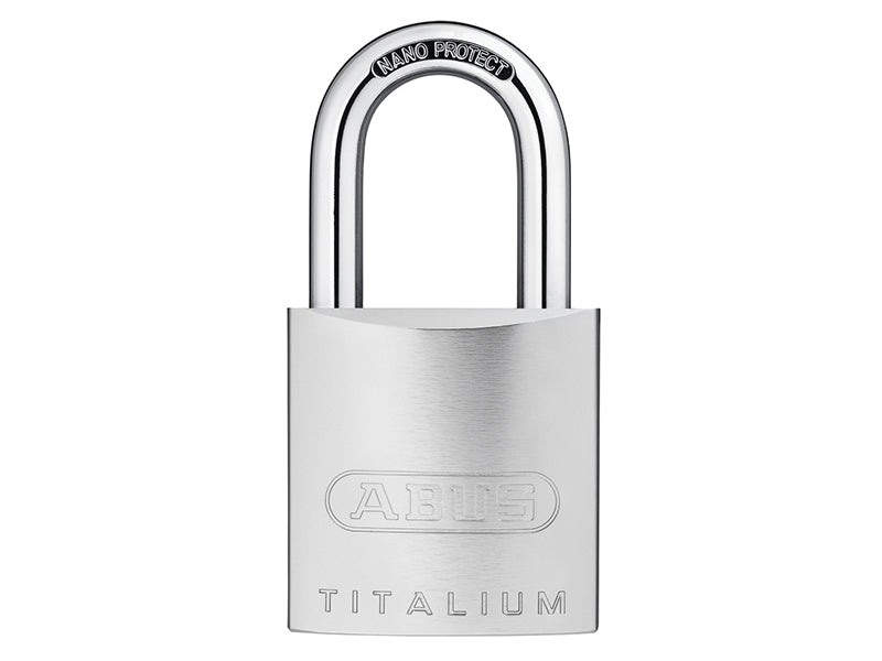 ABUS 58500 86TI/55mm TITALIUM� Padlock Without Cylinder