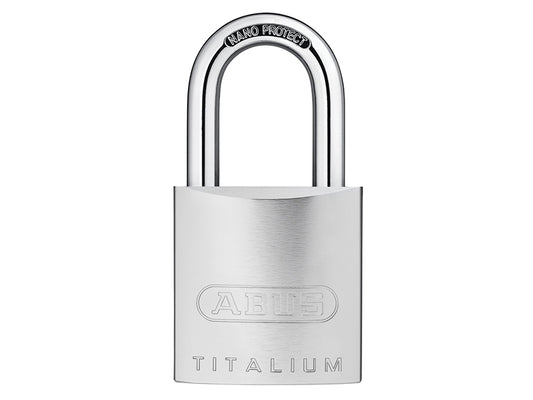 ABUS 58500 86TI/55mm TITALIUM� Padlock Without Cylinder