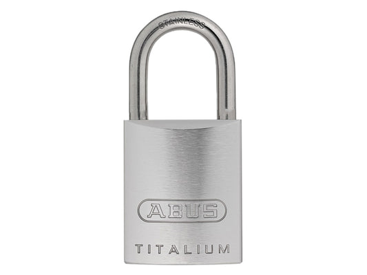 ABUS 27779 86TIIB/45mm TITALIUM� Padlock Without Cylinder Stainless Steel Shackle