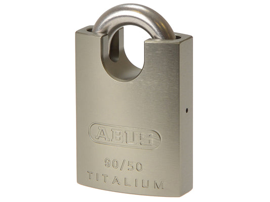 ABUS 56991 90RK/50mm TITALIUM™ Padlock Closed Shackle Keyed Alike 2745