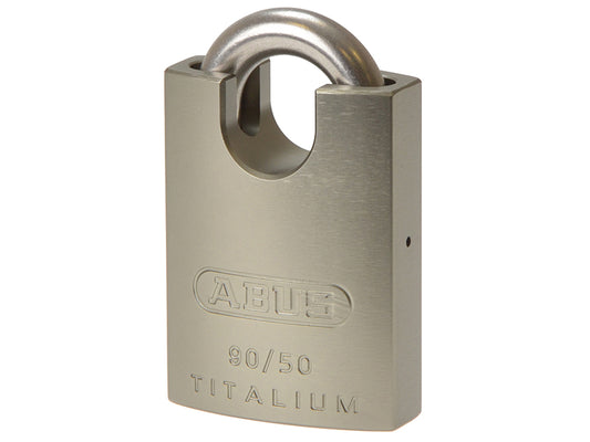 ABUS 55292 90RK/50mm TITALIUM™ Padlock Closed Shackle