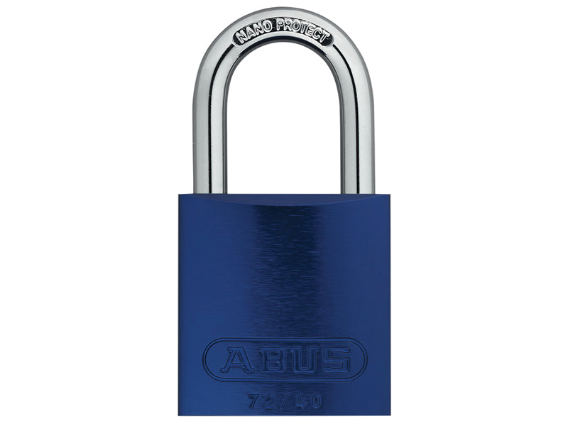 ABUS 45232 72/40mm Aluminium Padlock Blue Keyed Alike TT60121