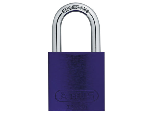 ABUS 45242 72/40mm Aluminium Padlock Violet Keyed Alike TT04072