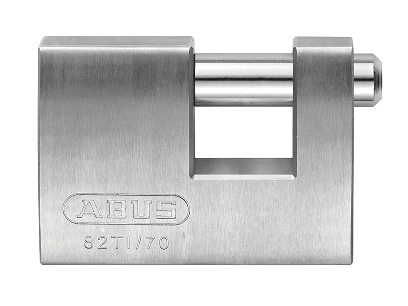 ABUS 24675 82TI/70mm TITALIUM� Shutter Padlock Keyed Alike KA8519