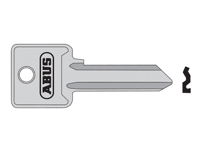 ABUS 02701 85/30 30mm Right Hand Key Blank