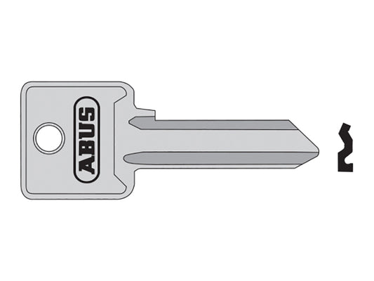 ABUS 02701 85/30 30mm Right Hand Key Blank