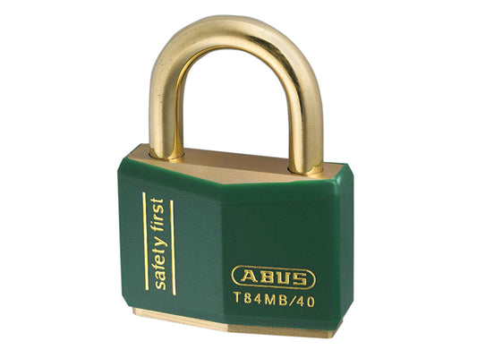 ABUS 42403 T84MB/40mm Green Rustproof Padlock Keyed Alike 8403