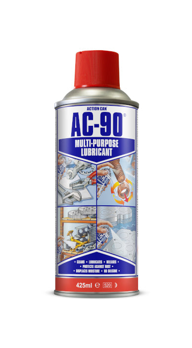 Action Can AC-90 Multi Purpose Lubricant Maintenance Rust Protection Spray 425ml