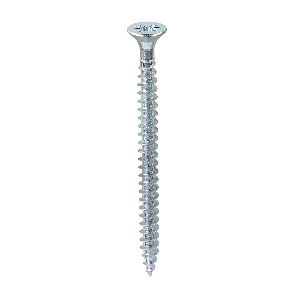 TIMCO Solo Woodscrew PZ3 CSK Zinc 6.0 x 80 Silver Pack 200
