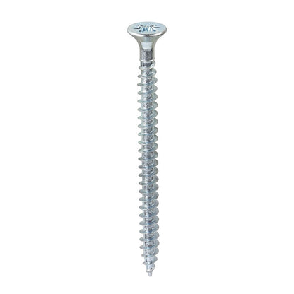 TIMCO Solo Woodscrew PZ3 CSK Zinc 6.0 x 80 Silver Pack 200