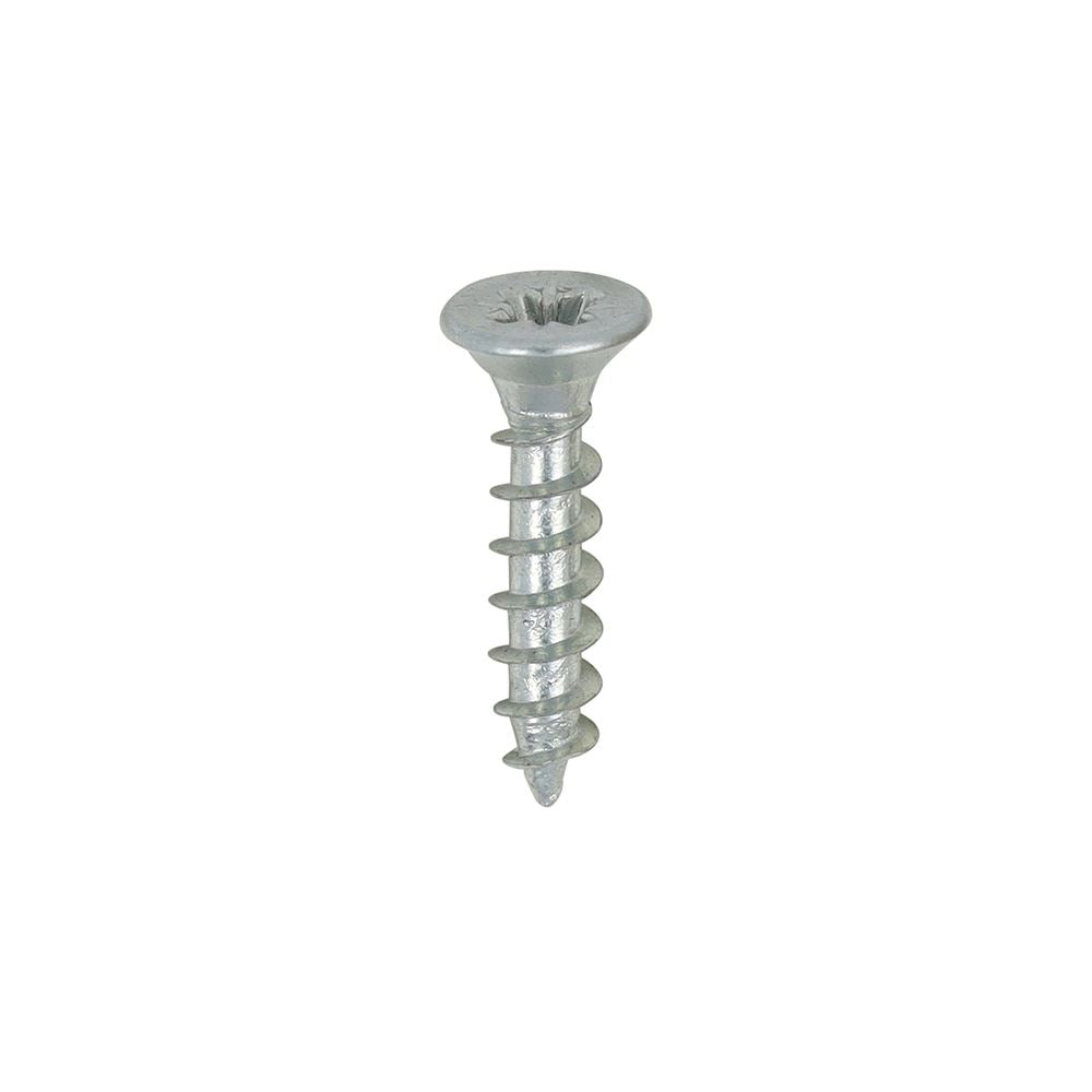 TIMCO Solo Woodscrew PZ1 CSK Zinc 3.0 x 15 Silver Pack 200