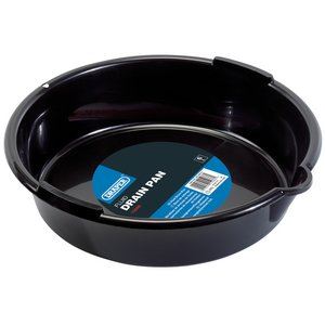 Draper 6 LITRE FLUID DRAIN PAN/BLACK 15086 6L Drip Tray/Drain Pan