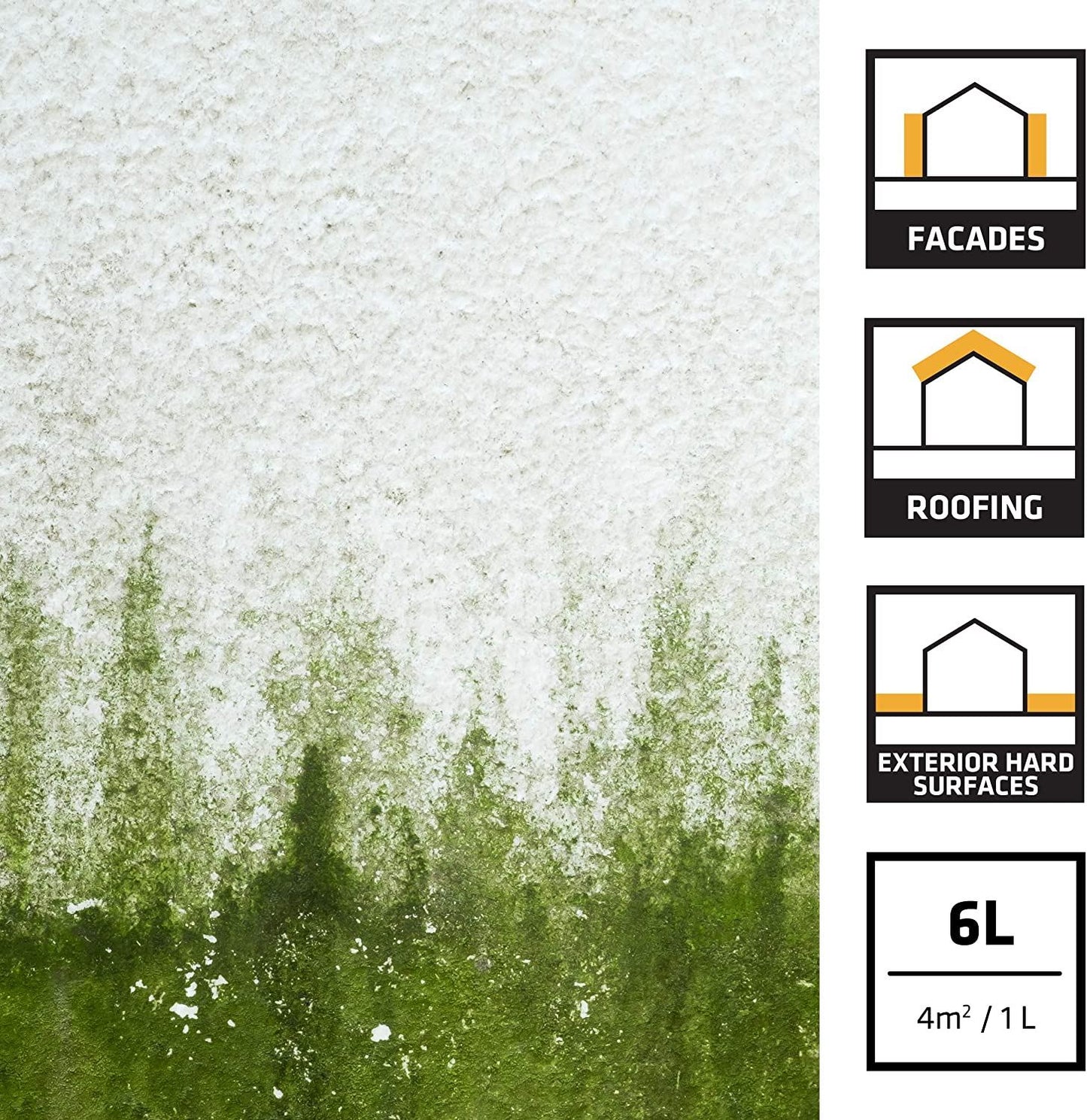 Sika 5L Mould Buster Fungicidal Cleaner Removes Mould Mildew Walls Tiles
