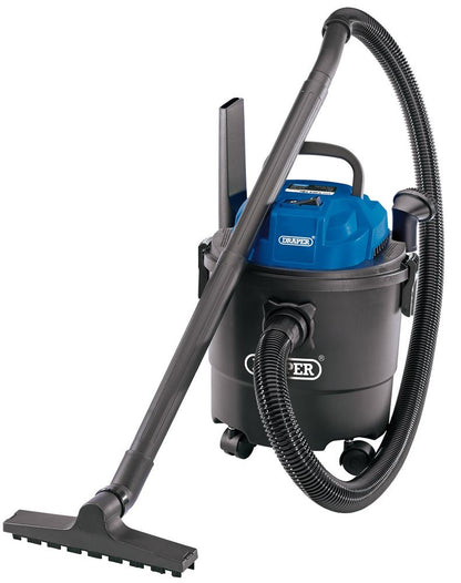 Draper VAC.CLEANER W/DRY 15L 230V(PL) 90107 230V Wet & Dry Vacuum Cleaner, 15L, 1250W