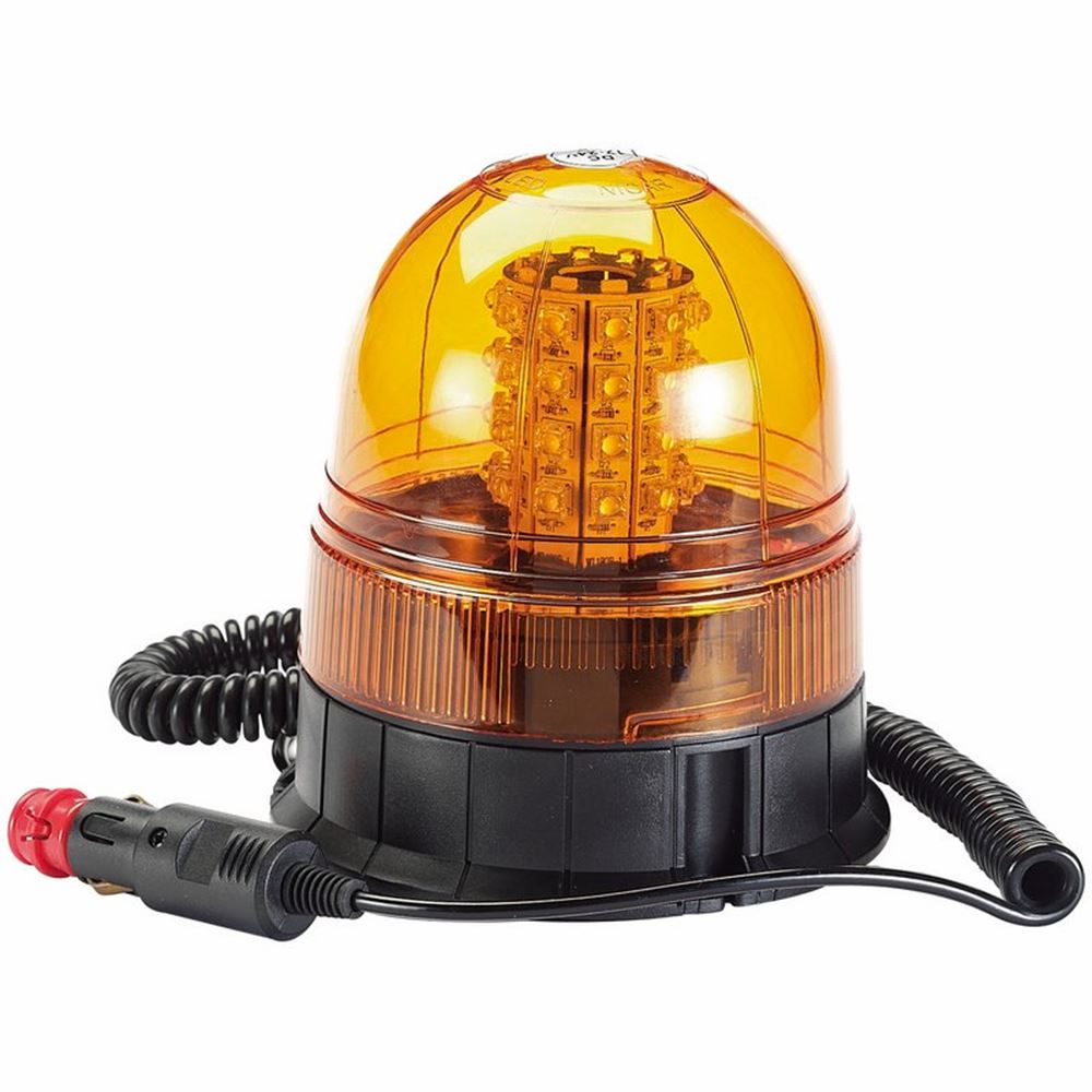 Draper 12/24V MAG LED ROTAT.BEACON 63881 12/24V LED Magnetic Base Beacon - 400 Lumens