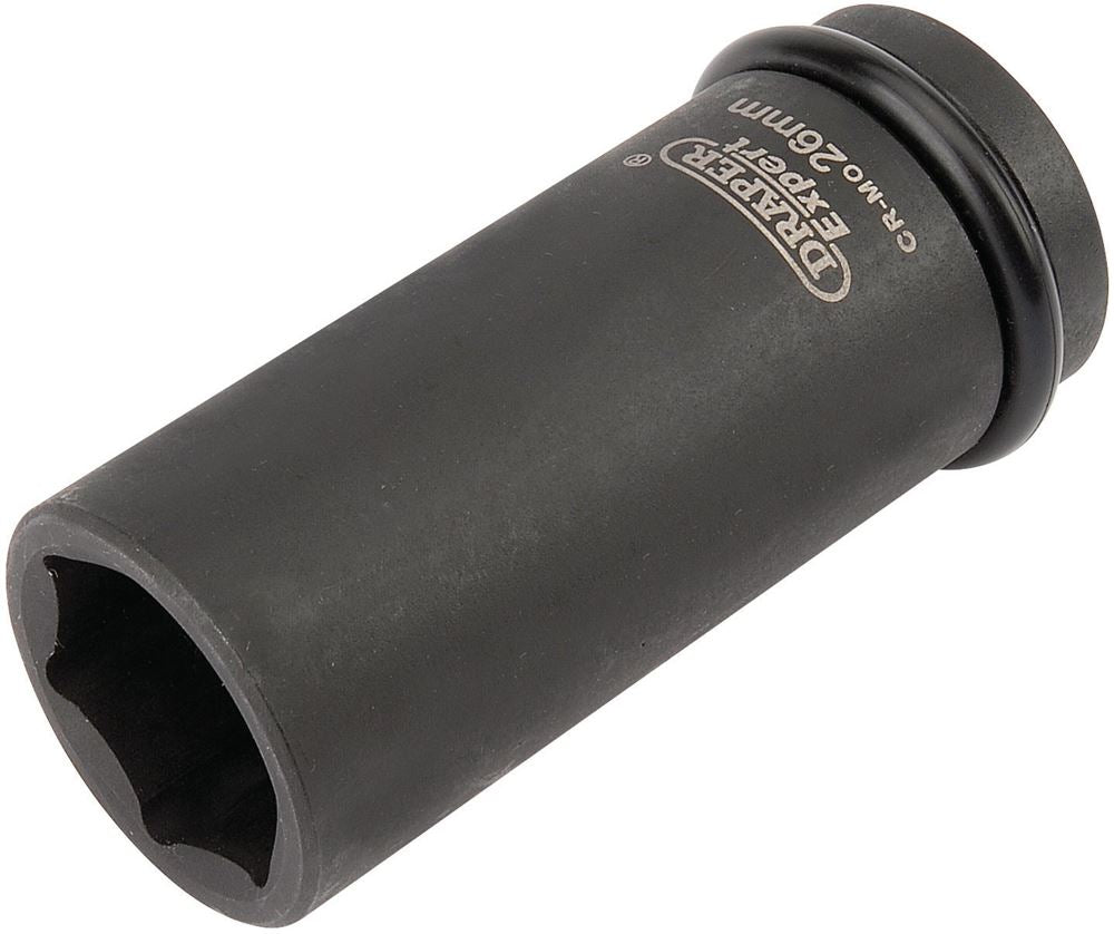 Draper 26MM IMP.DEEP SCKET 3/4DR 05058 HI-TORQÂ® Metric Deep Impact Sockets, 3/4" Sq. Dr.