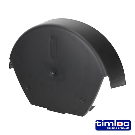 TIMCO Universal 1/2 RND Cap Black 265 x 240 Pack 1