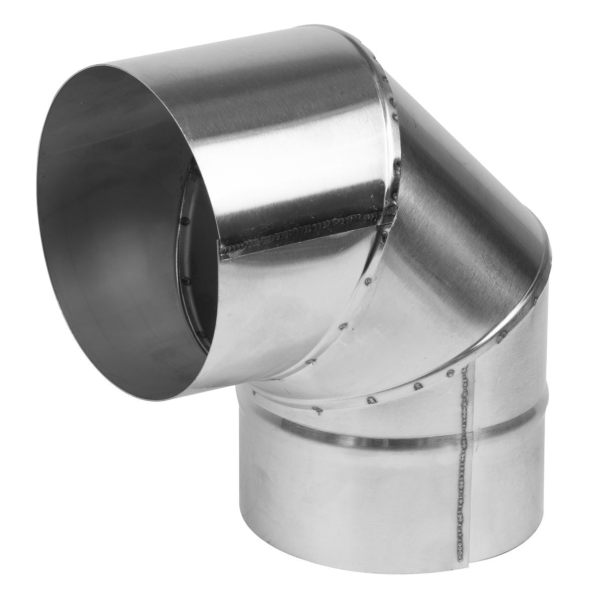 Sealey ABI1000AK3 Stainless Steel Exhaust/Flue 90° Bend for ABI600 & ABI1000 120mm | 90° Bend 201 stainless steel exhaust/flue pipe.