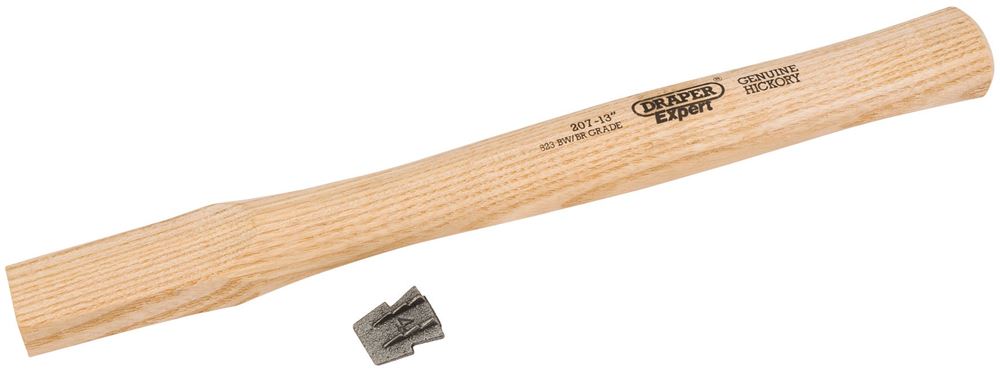 Draper HAMMER SHAFT &WEDGE CLAW330MM 10942 330mm Hickory Claw Hammer Shaft