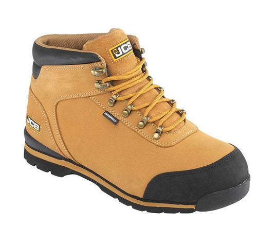 JCB Workwear 3CX Honey Waterproof Hiker Safety Boot All Sizes S3 WR SRA Composite Toe and Midsole Work Boot