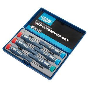 DRAPER 78924 - Soft Grip Precision Screwdriver Set (6 Piece)