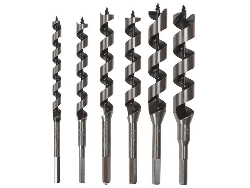 Bahco SB-9526/S6 9526 Combination Wood Auger Bit Set, 6 Piece 10-25mm
