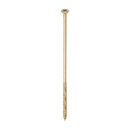 TIMCO Velocity Screw PZ3 CSK ZYP 6.0 x 180 Gold Pack 100