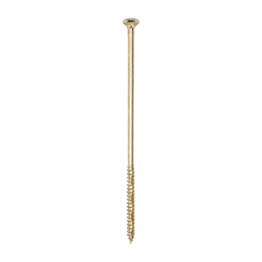 TIMCO Velocity Screw PZ3 CSK ZYP 6.0 x 180 Gold Pack 100