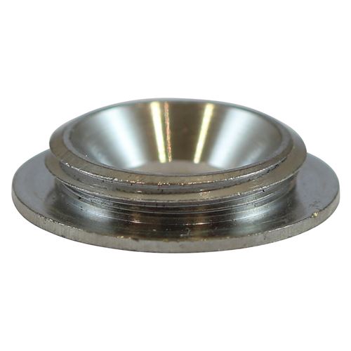 TIMCO Brass Screw Cap - Sat Chrome 18mm Pack 4