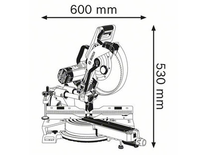 BSH GCM 12 SDE Professional Sliding Mitre Saw 1450W 240V