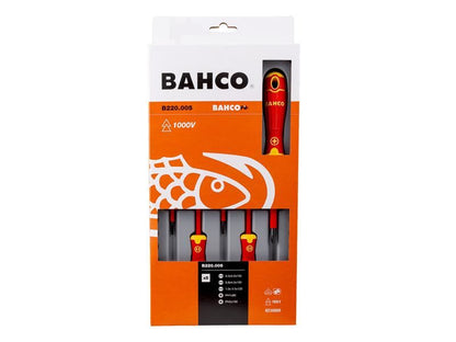 Bahco B220.005 BAHCOFIT Insulated Scewdriver Set, 5 Piece