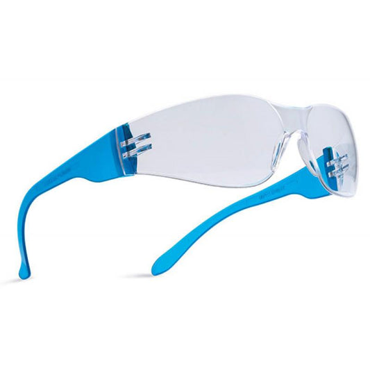BEESWIFT UD71 VITAL CLEAR LENS SPECS WITH BLUE ARMS