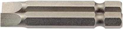 Draper 2PC 50MM 6.0MM P.SLOT.S/D BIT 64096 1/4" Hex. Plain Slot E Shank Insert Bits
