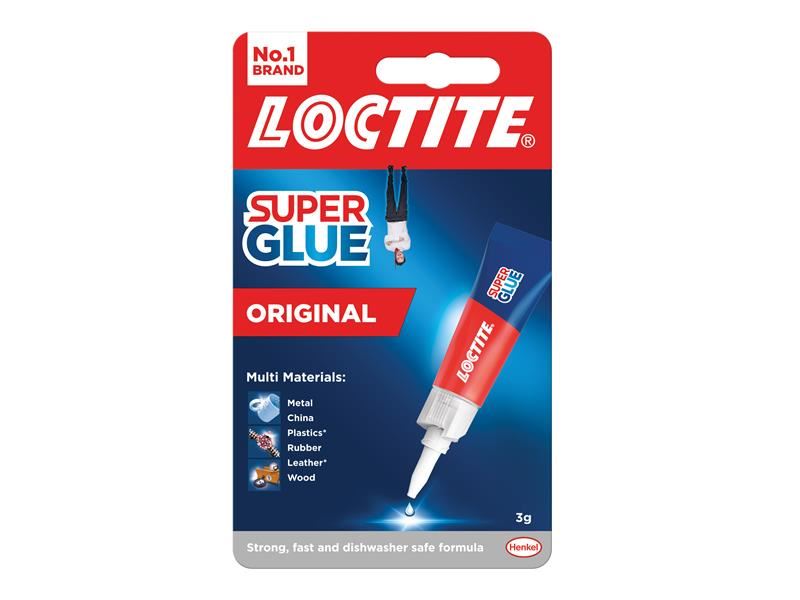 Loctite 2633195 Super Glue Liquid, Tube 3g