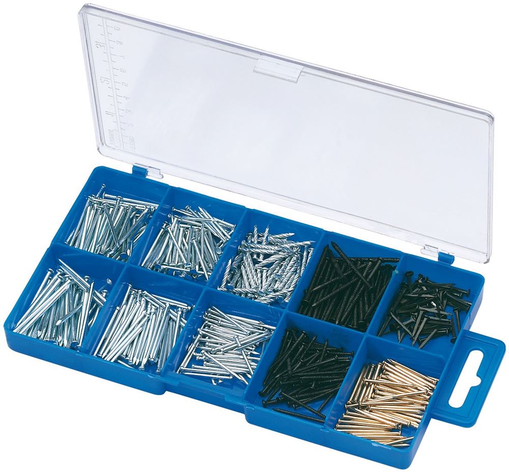 Draper NAIL ASSORTMENT 69042 69042 Nail and Pin Assortment (485 Piece)