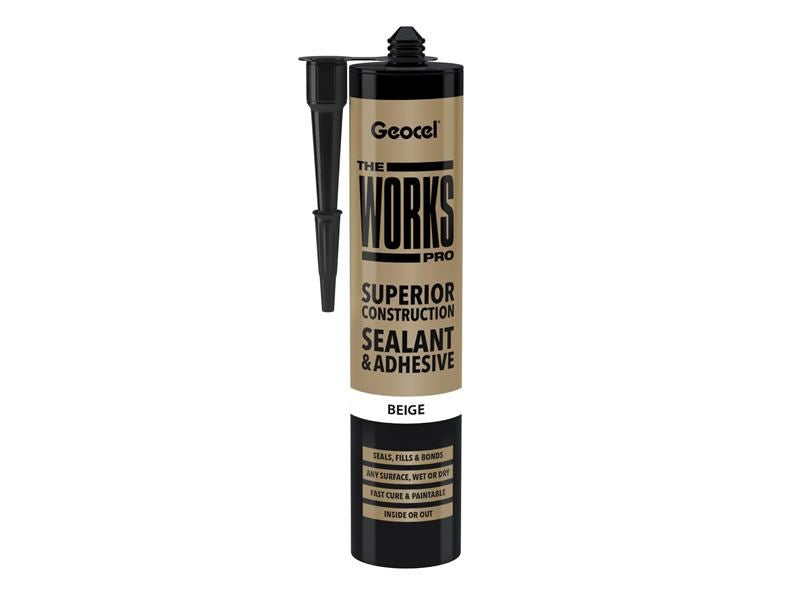 GEO THE WORKS PRO Sealant & Adhesive Beige 290ml