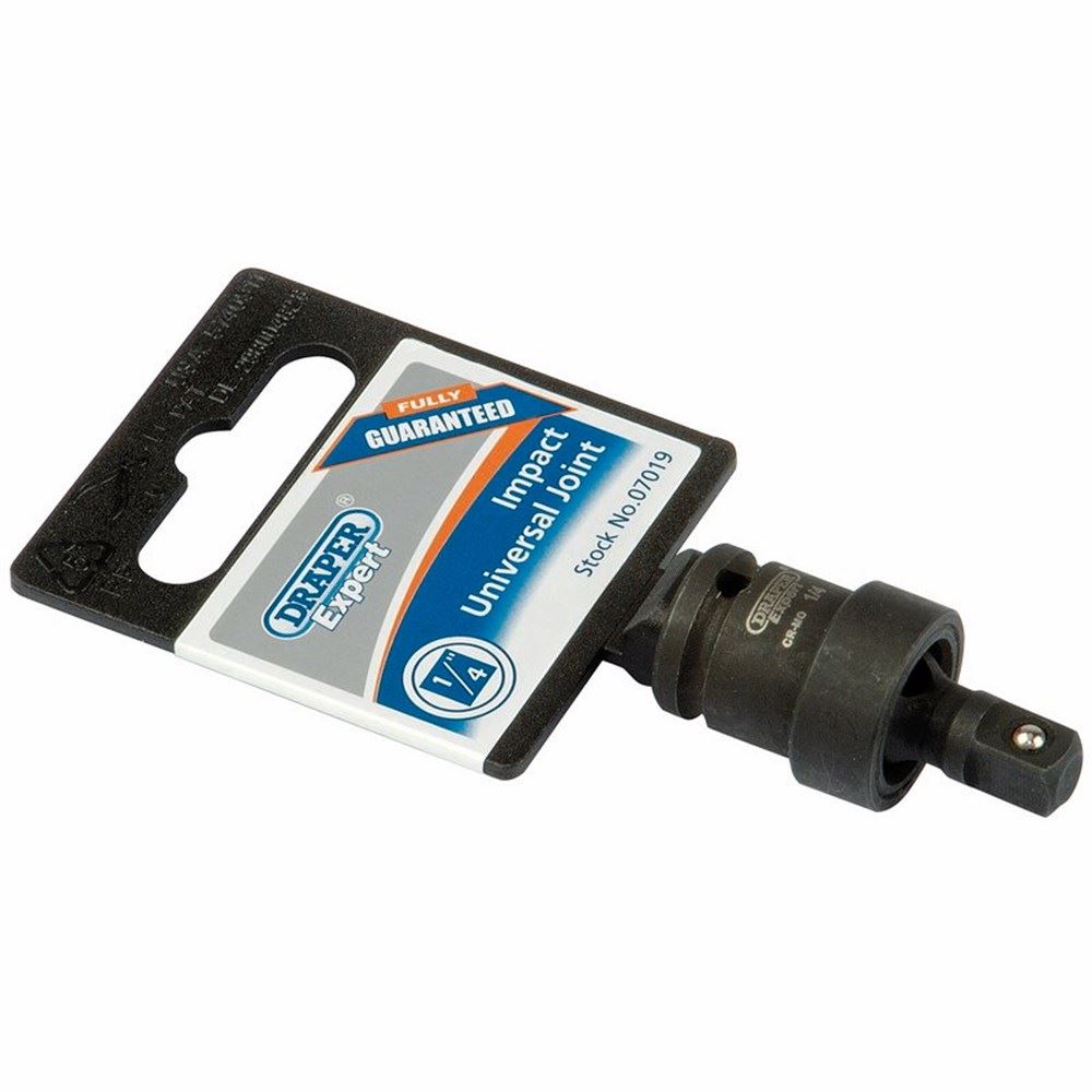 Draper UNIVERSAL IMPACT JOINT 1/4 07019 1/4" Sq. Dr. Impact Universal Joint