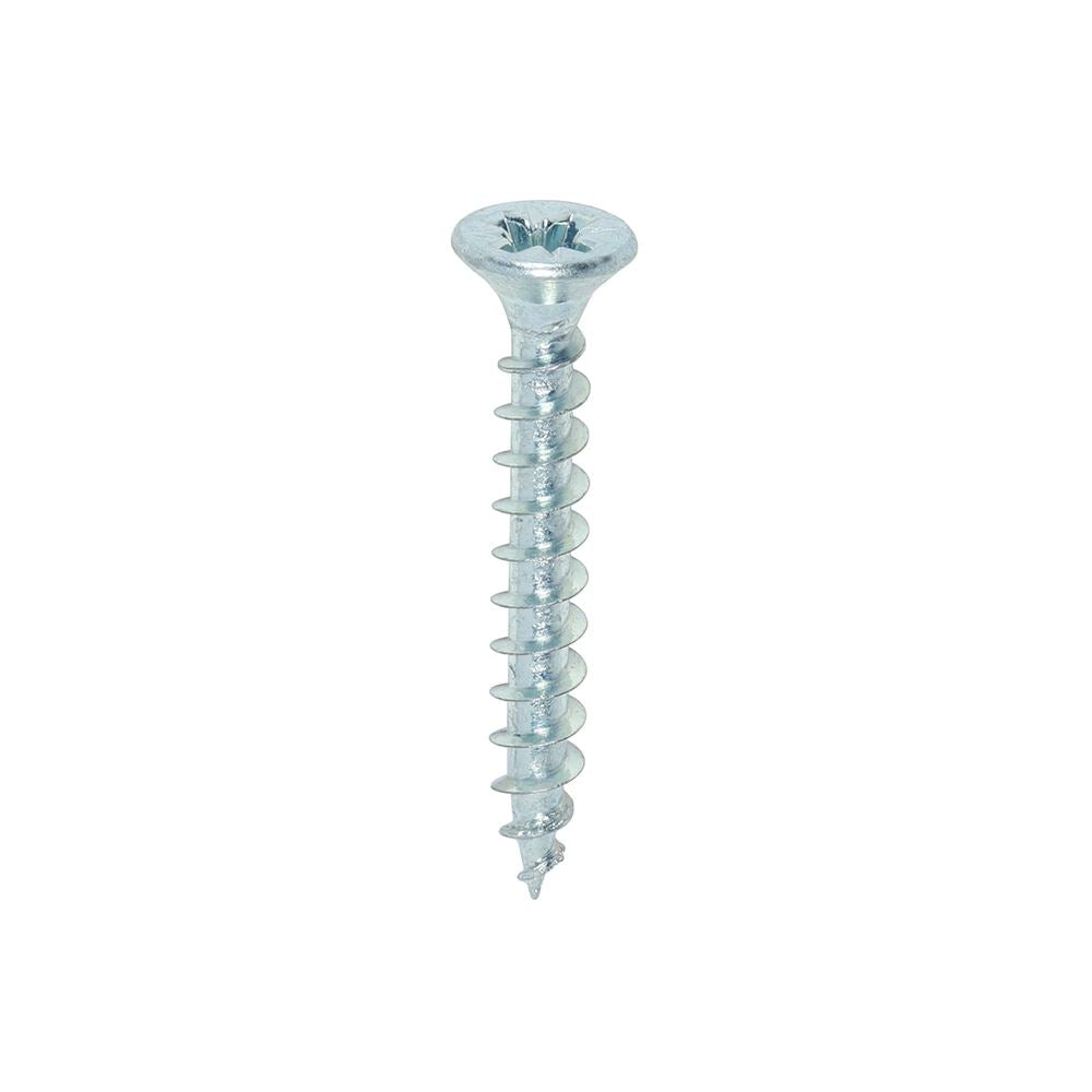TIMCO Solo Woodscrew PZ2 CSK Zinc 4.0 x 30 Silver Pack 200