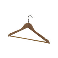 Alba Wooden Coat Hanger Pk25