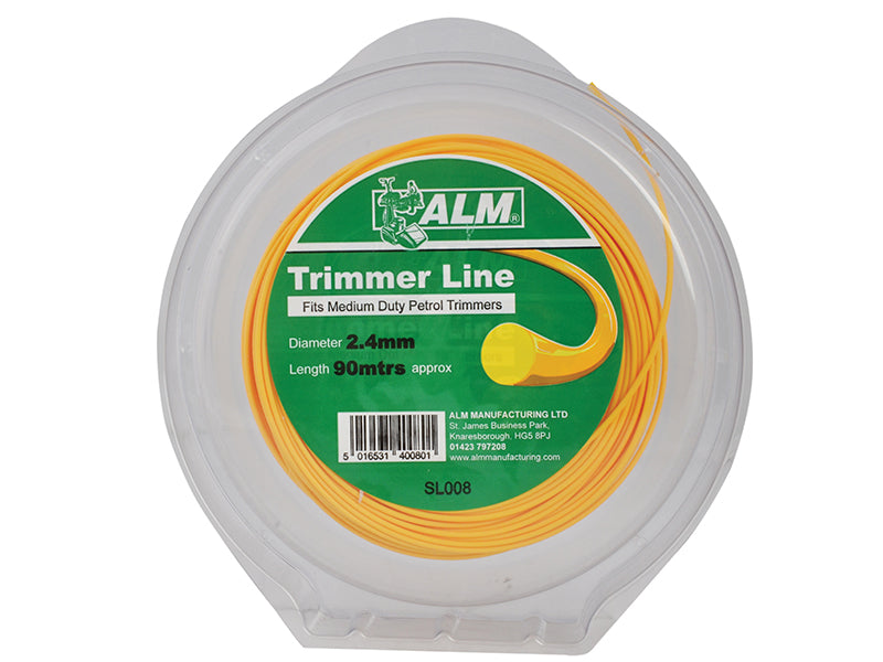 ALM SL008 SL008 Medium-Duty Petrol Trimmer Line 2.4mm x 90m