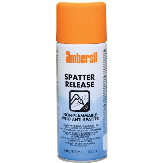 Ambersil Spatter Release 400g Non-Flammable Solvent Weld Anti-Spatter