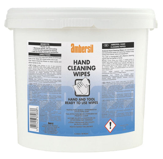 Ambersil Hand Cleaning Wipes 150/tub Hand And Tool Wipes