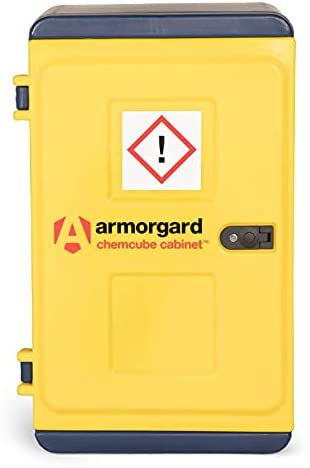 Armorgard - CHEMCUBE CABINET Durable plastic chemical cabinet 575x440x910
