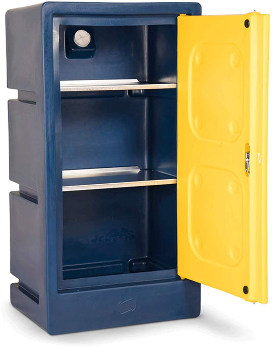 Armorgard - CHEMCUBE CABINET Durable plastic chemical cabinet 695x515x1310