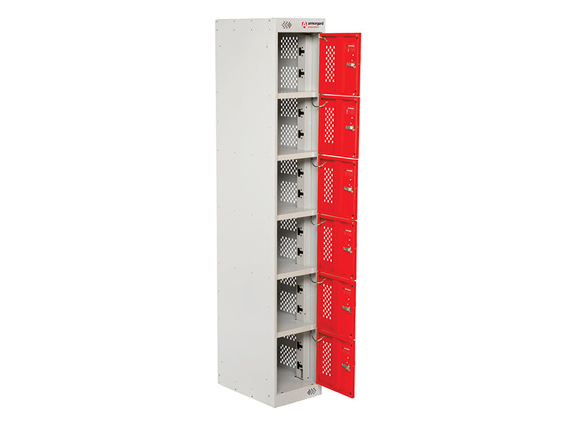 Armorgard PWS6 PowerStation™ 6 Door Charging Locker