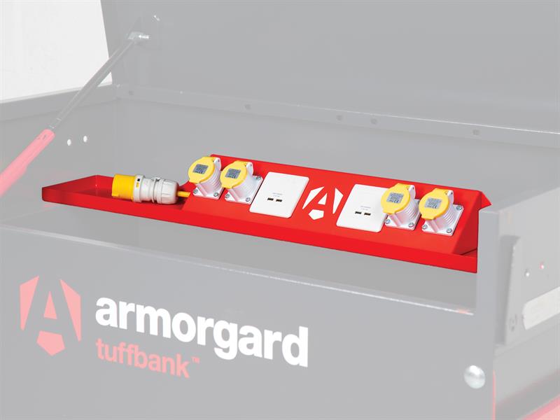 Armorgard TBS4P TBS4P TuffBank™ PowerShelf 4ft