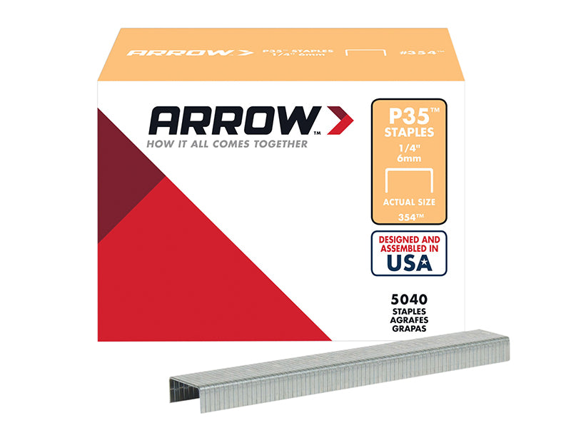 Arrow A356 P35 Staples 10mm (3/8in) Box 5040