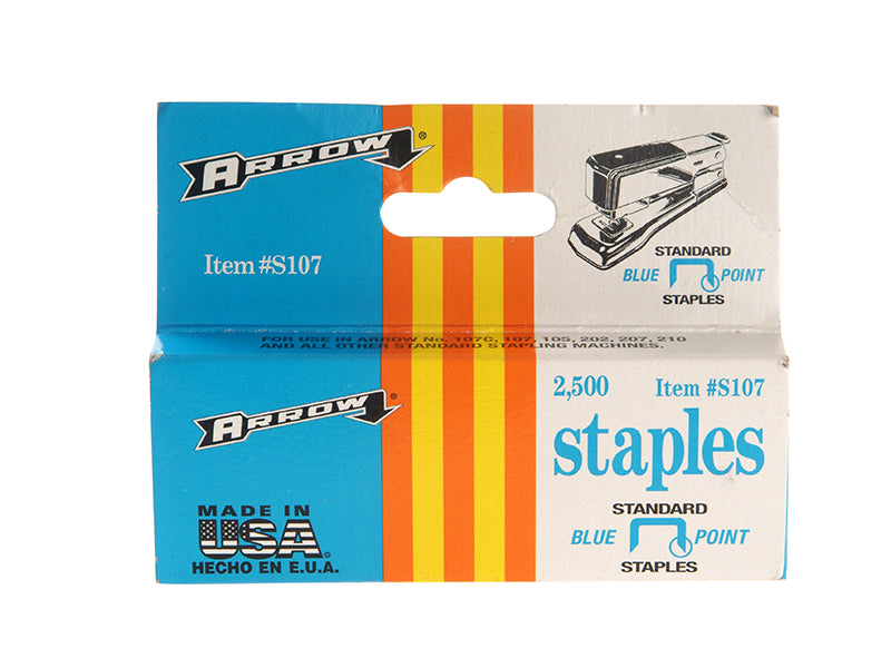 Arrow AS107 S107 Staples Box 2500