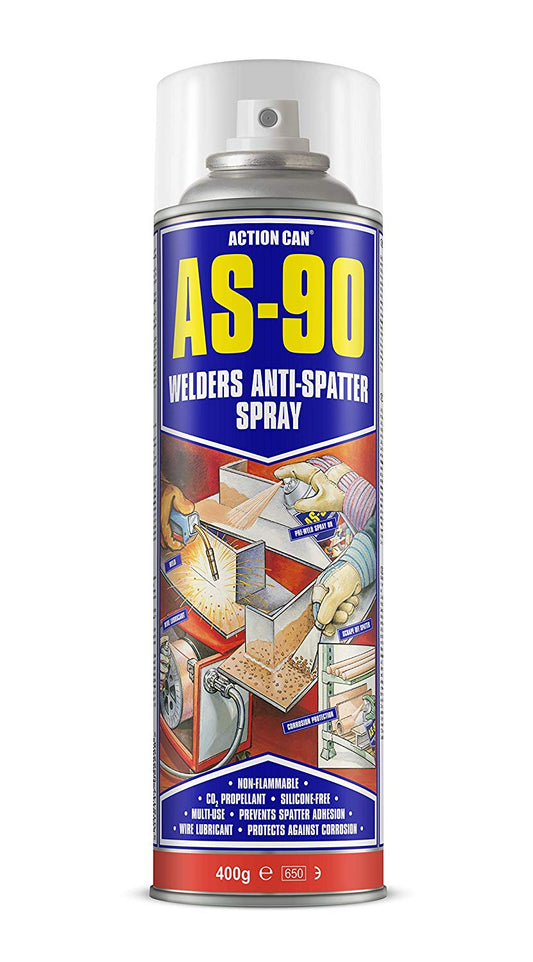 Action Can AS-90 Welders Anti-Spatter Fluid Spray Multi Use 400g