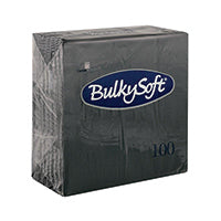 Paper Napkins 2-Ply 400mm Blk Pk100